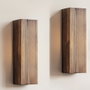 Hanah Home Raf281 Estantería de Pared de Madera Maciza (2 piezas)
